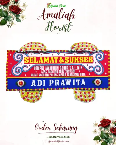 Karangan Bunga Ucapan Selamat di Mamboro